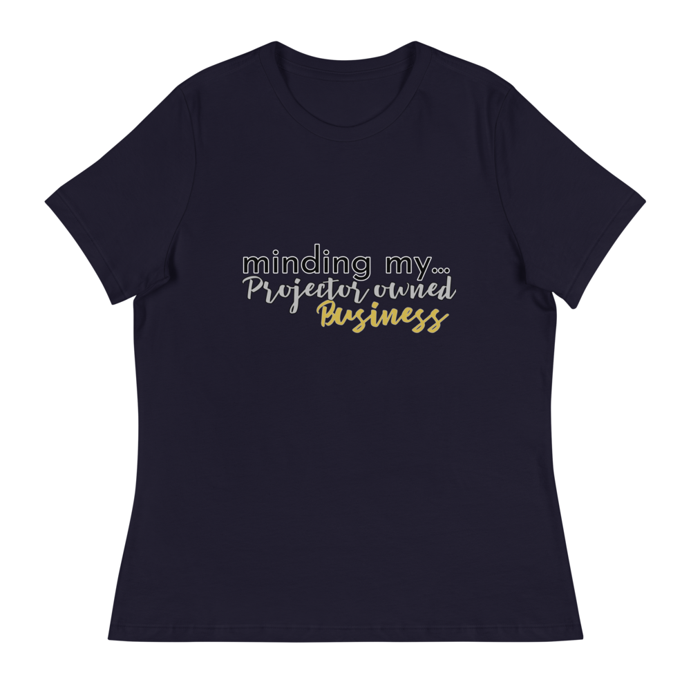 Human Design : Minding my... "Design Type" : Business card Women's Relaxed T-Shirt