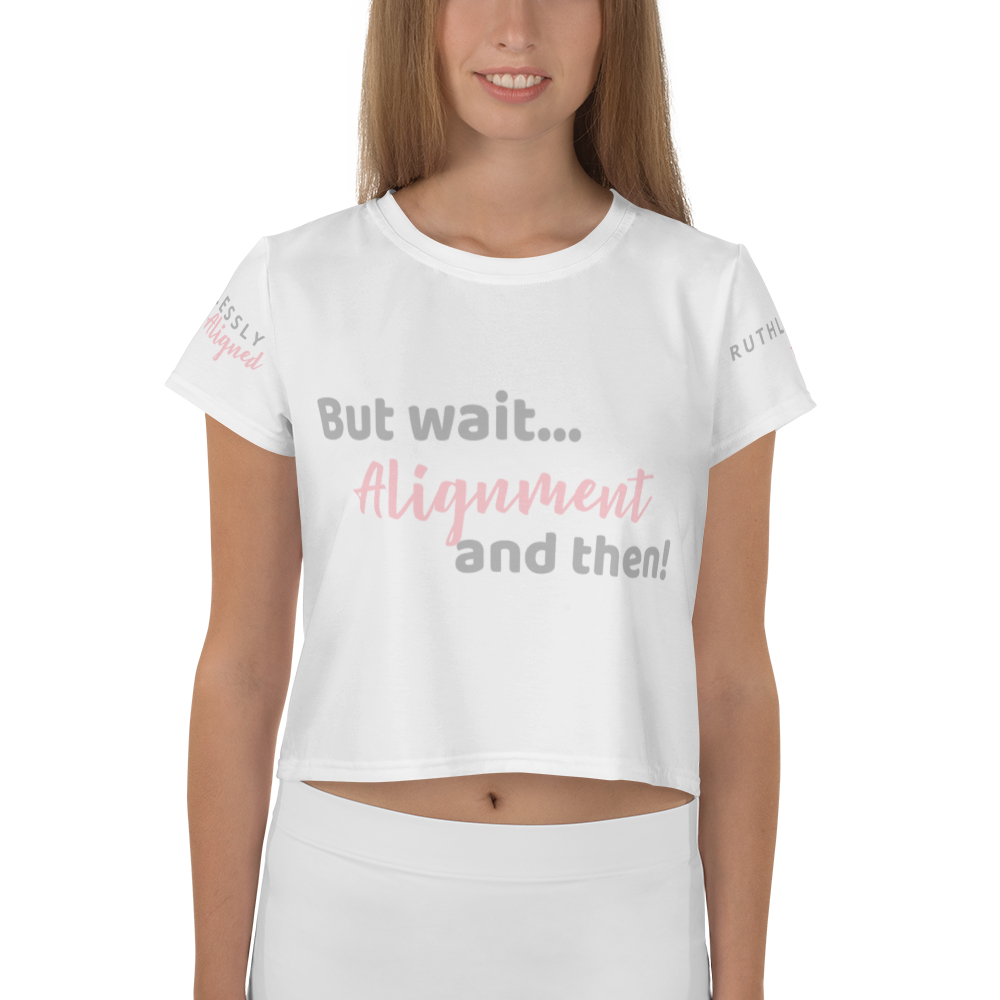 But wait...Alignment and then! All-Over Print Crop Tee