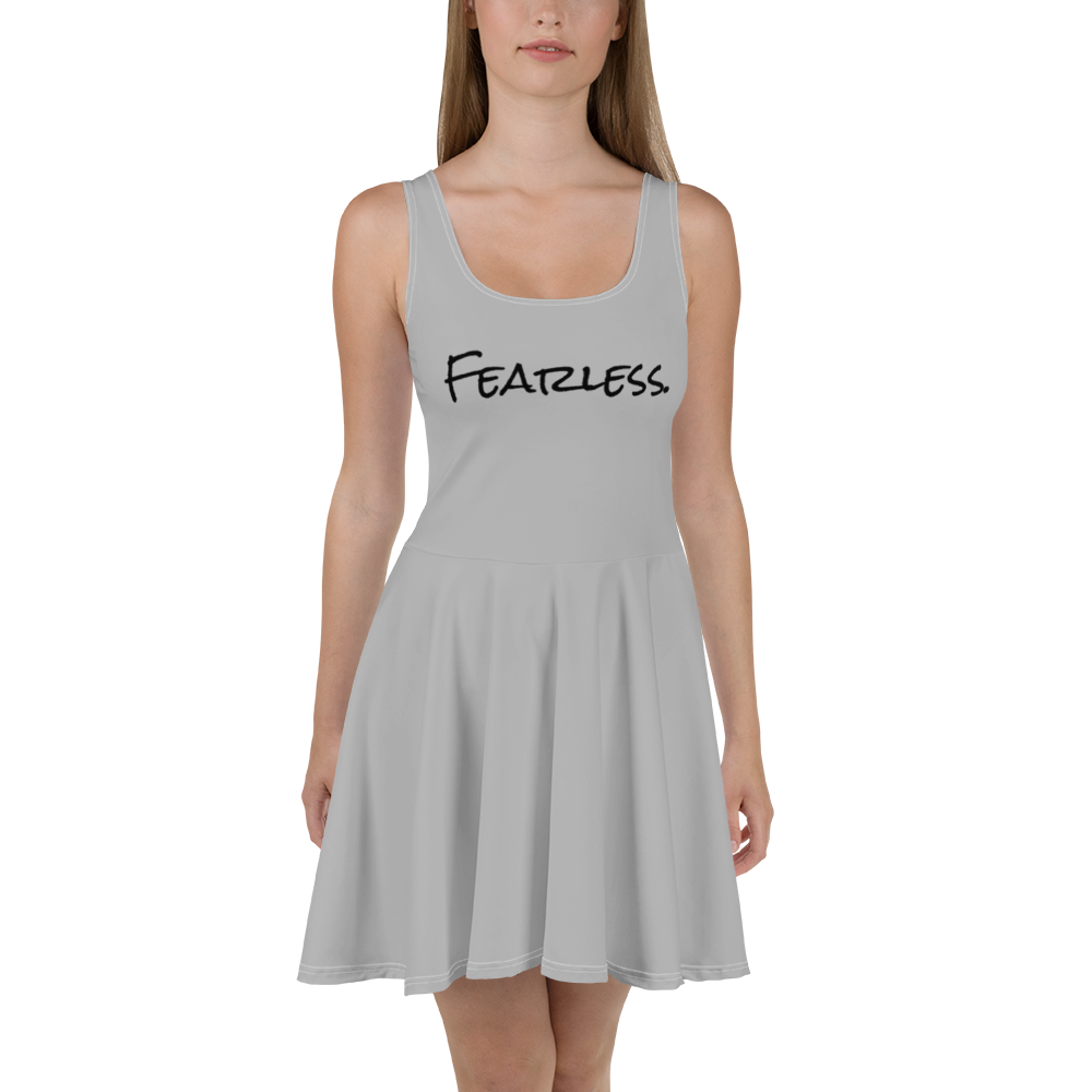 Fearless : Skater Dress - Gold