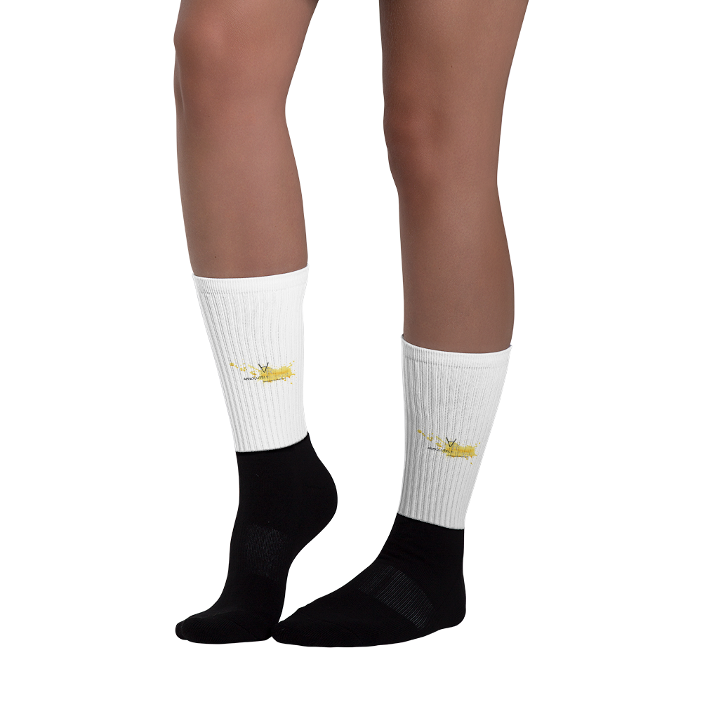 Ease & Grace : Foot Sublimated Socks - M - Gold