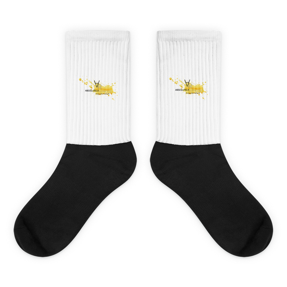 Ease & Grace : Foot Sublimated Socks - M - Gold
